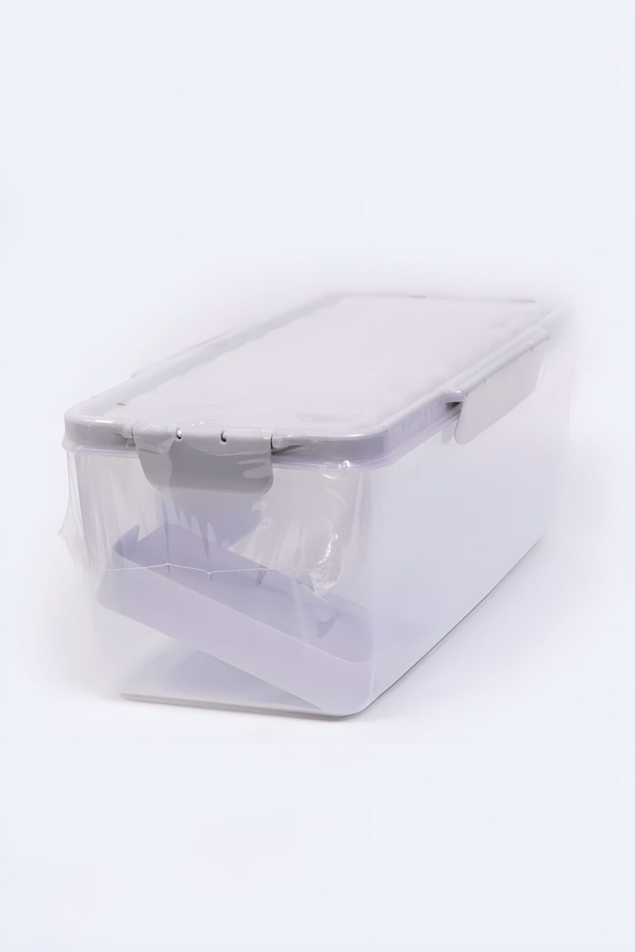 Bread Container Box- Red Storage Bin Loaf Bread Holder,Plastic Boxes for Bread Keeper, Cake Storage Saver,Kitchen Counter Airtight Bread Storage Containers Freezer Containers For Bread