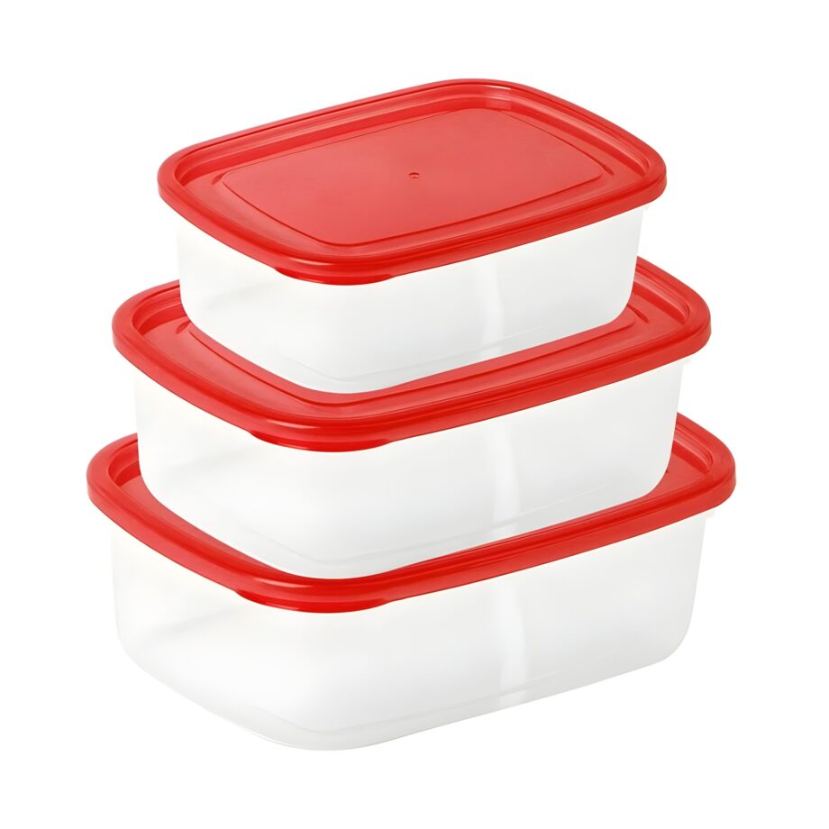 Crisper Food Container (Pack of 3)