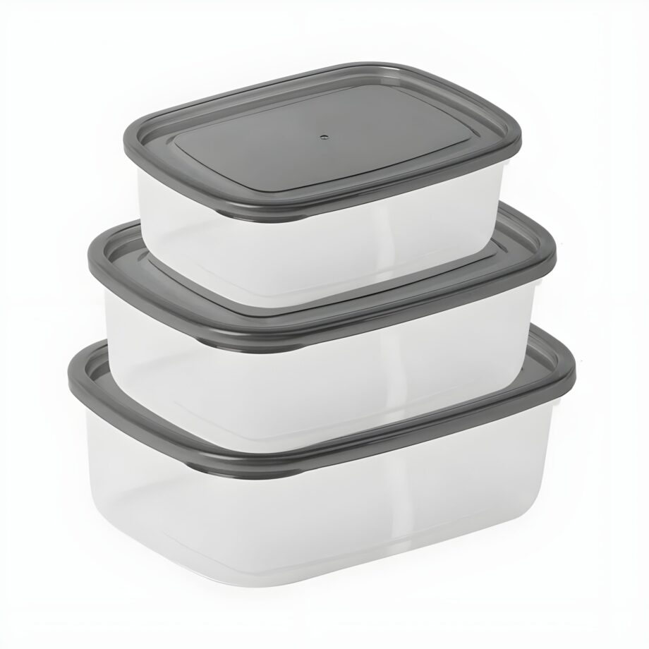 Crisper Food Container (Pack of 3)
