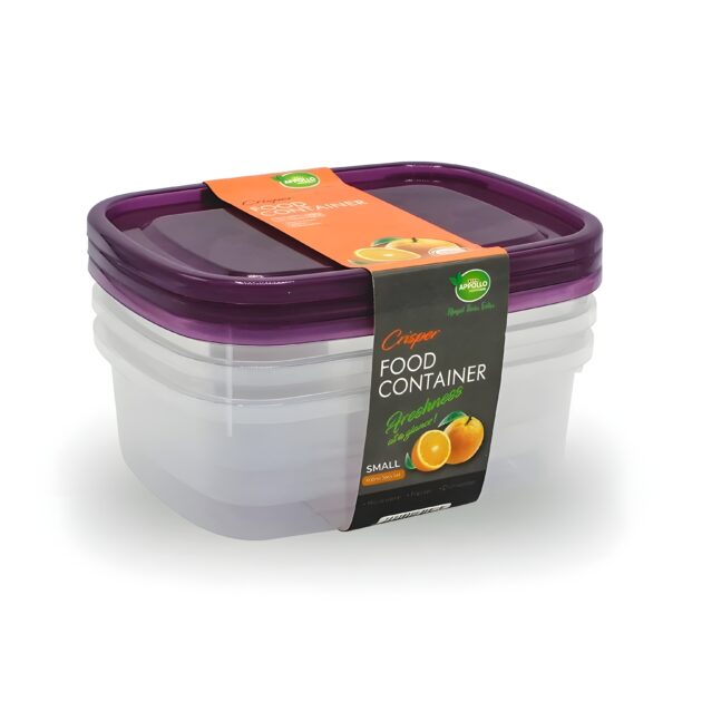 Crisper Food Container (Pack of 3) – (600ml) - Image 3