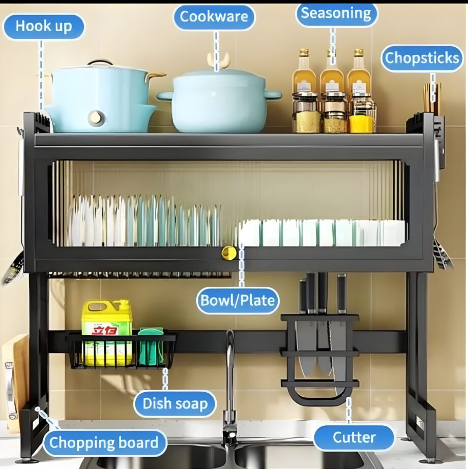 Kitchen Rack Over The Sink Dish Drying Rack