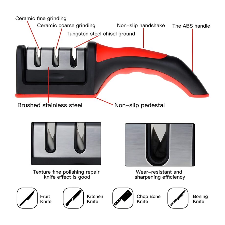 3 Stage Knife Sharpener
