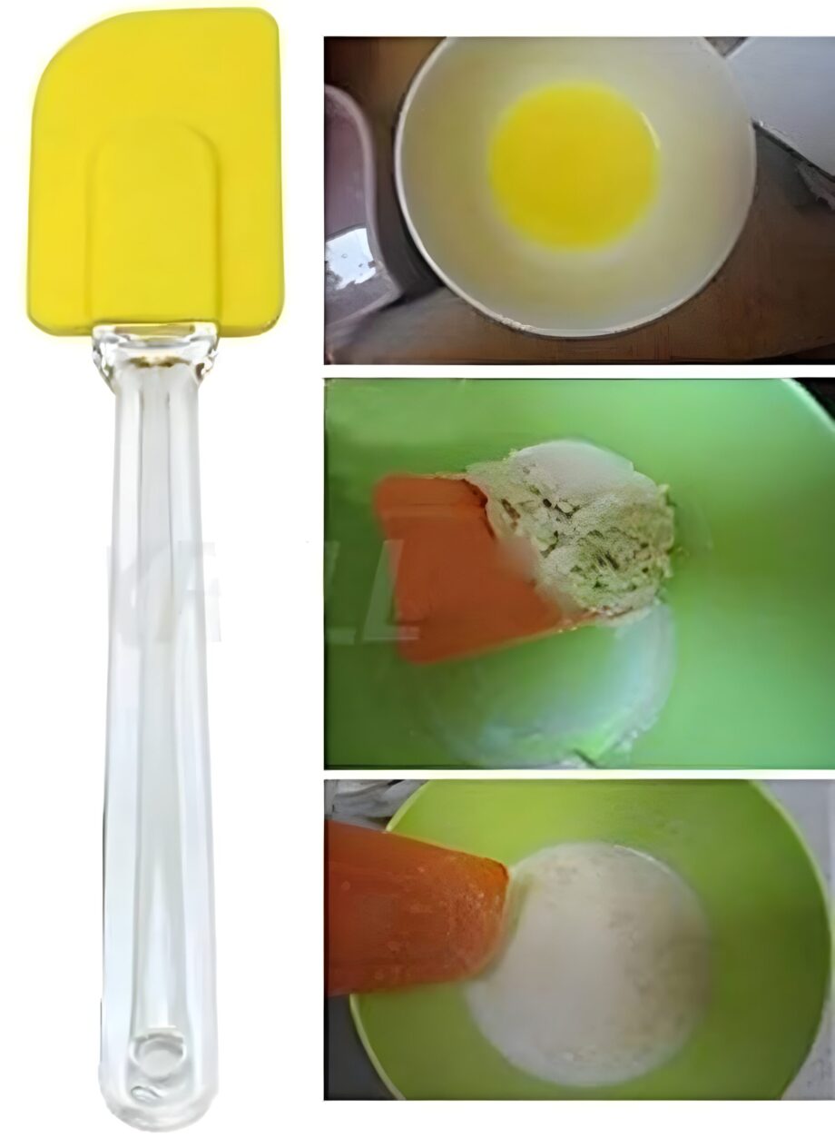 2pc Silicon Spatula and Oil Brush