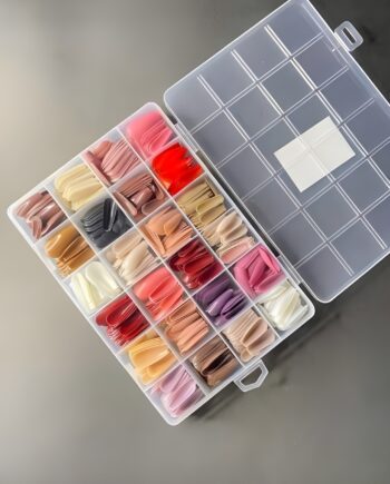 576 Pcs Reusable Fake Nails With Box