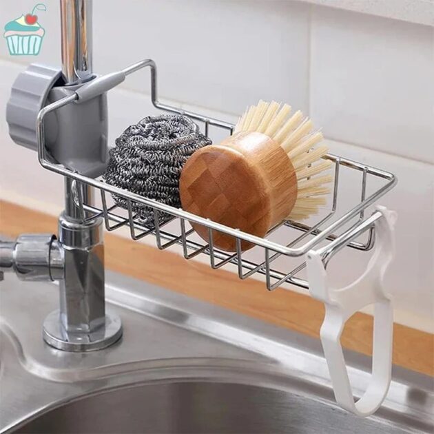 Sink Sponge Holder – Faucet Rack