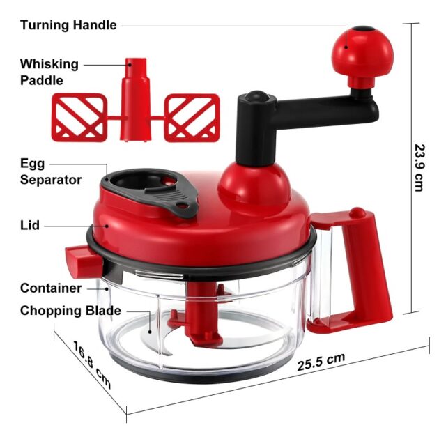 Hand Pull Food Chopper Vegetables Multifunctional Food Processor - Image 3