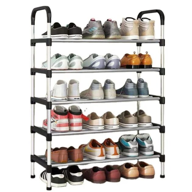 5 Layer Stainless Steel Shoe Rack