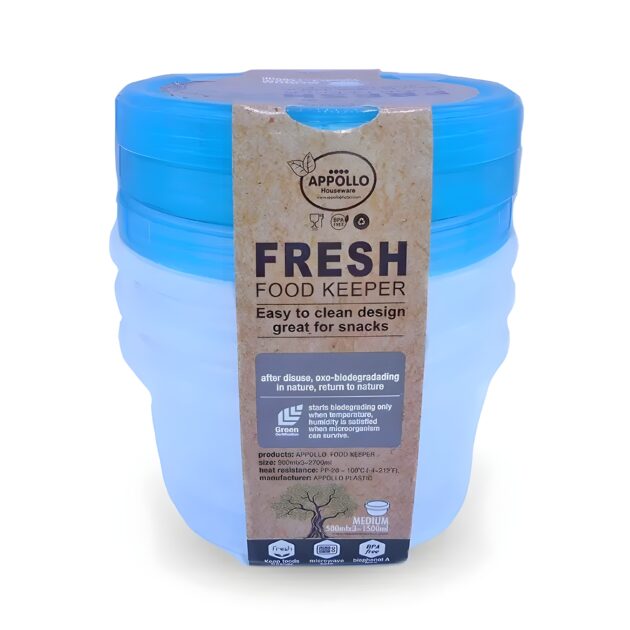 Fresh Food Container Medium (Pack of 3) – (500ml) - Image 3