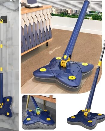 Cleaning Mop 360° Rotatable Adjustable Corner Mop Self Squeezing