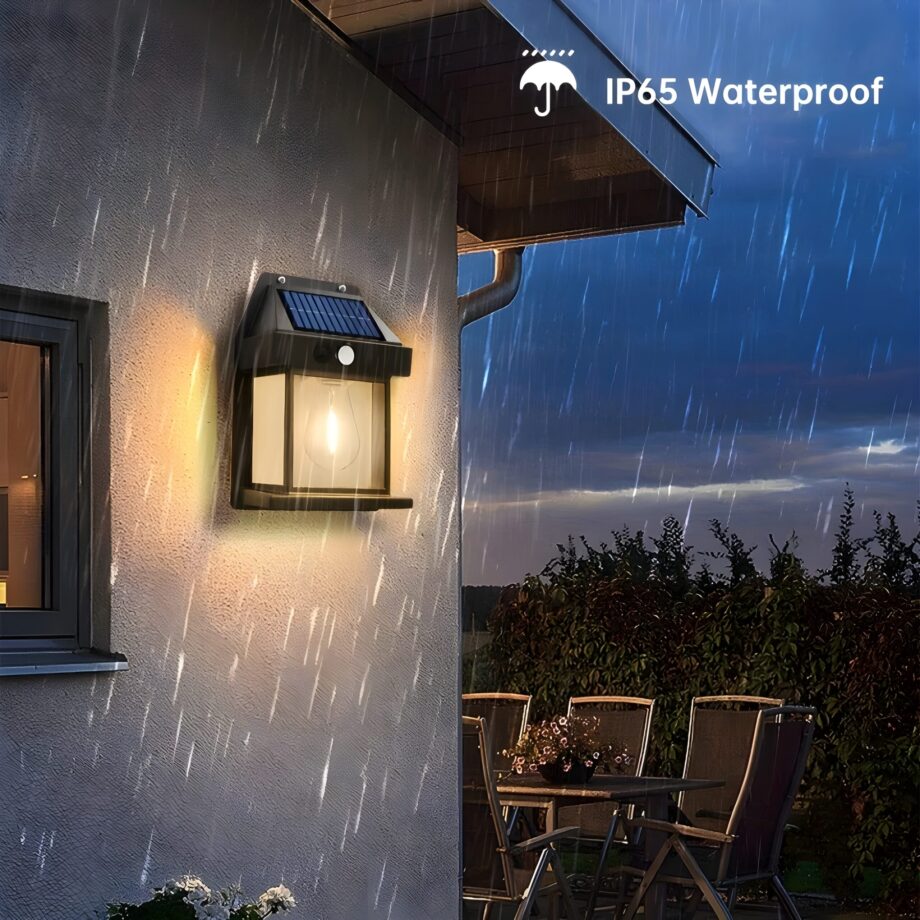 Outdoor Solar Tungsten Wall Light