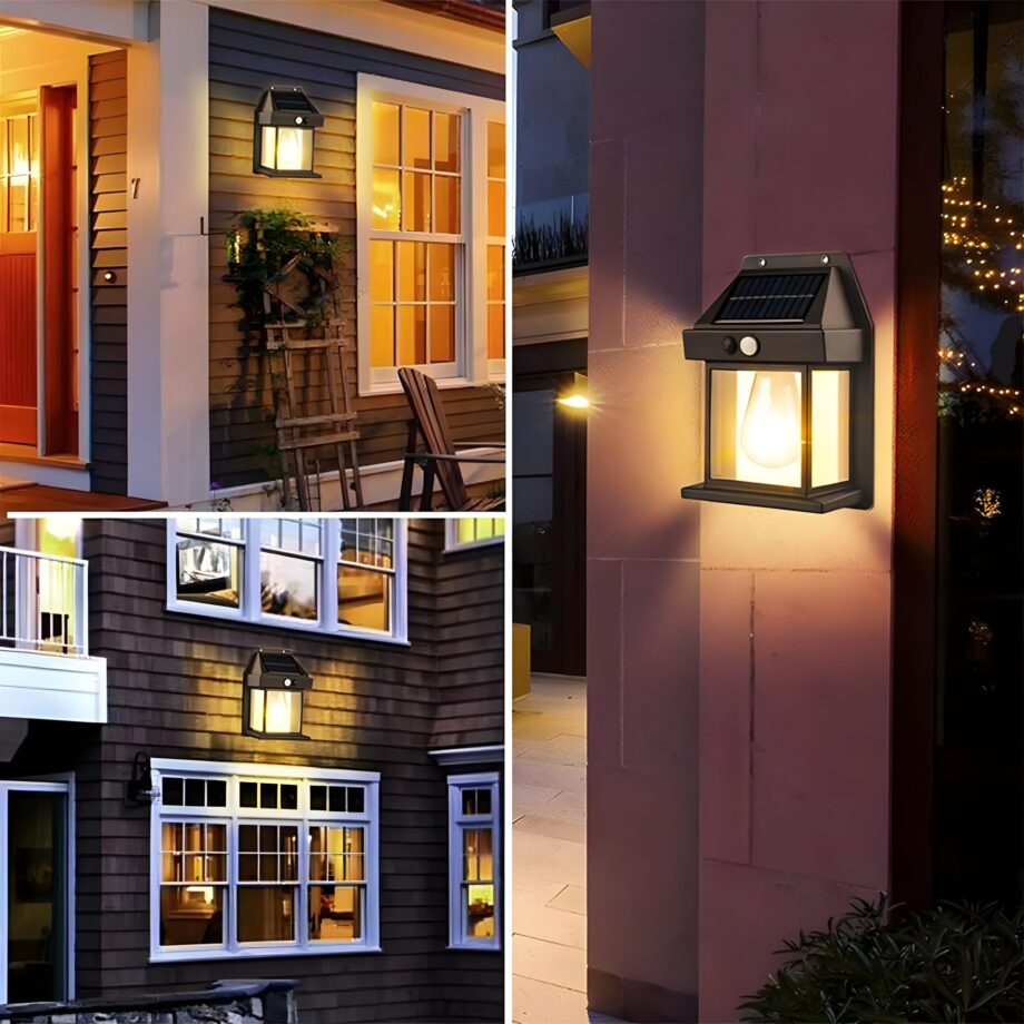 Outdoor Solar Tungsten Wall Light