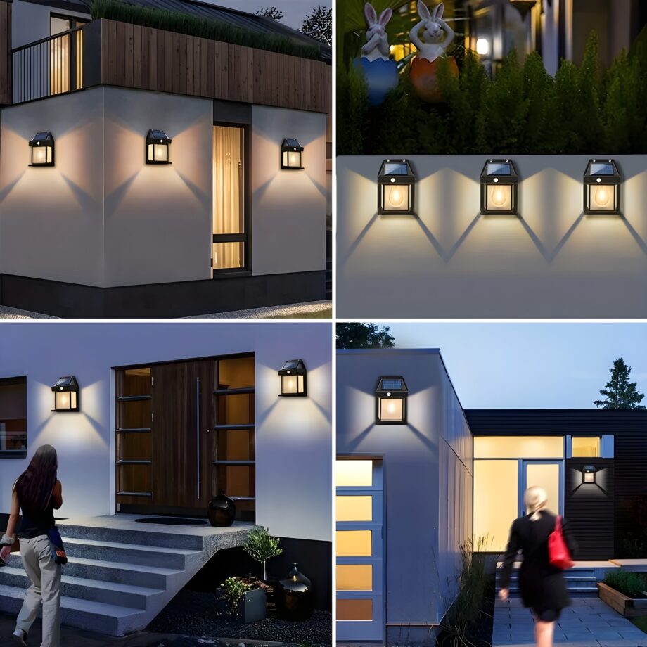 Outdoor Solar Tungsten Wall Light