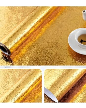 Golden Aluminium sticker roll