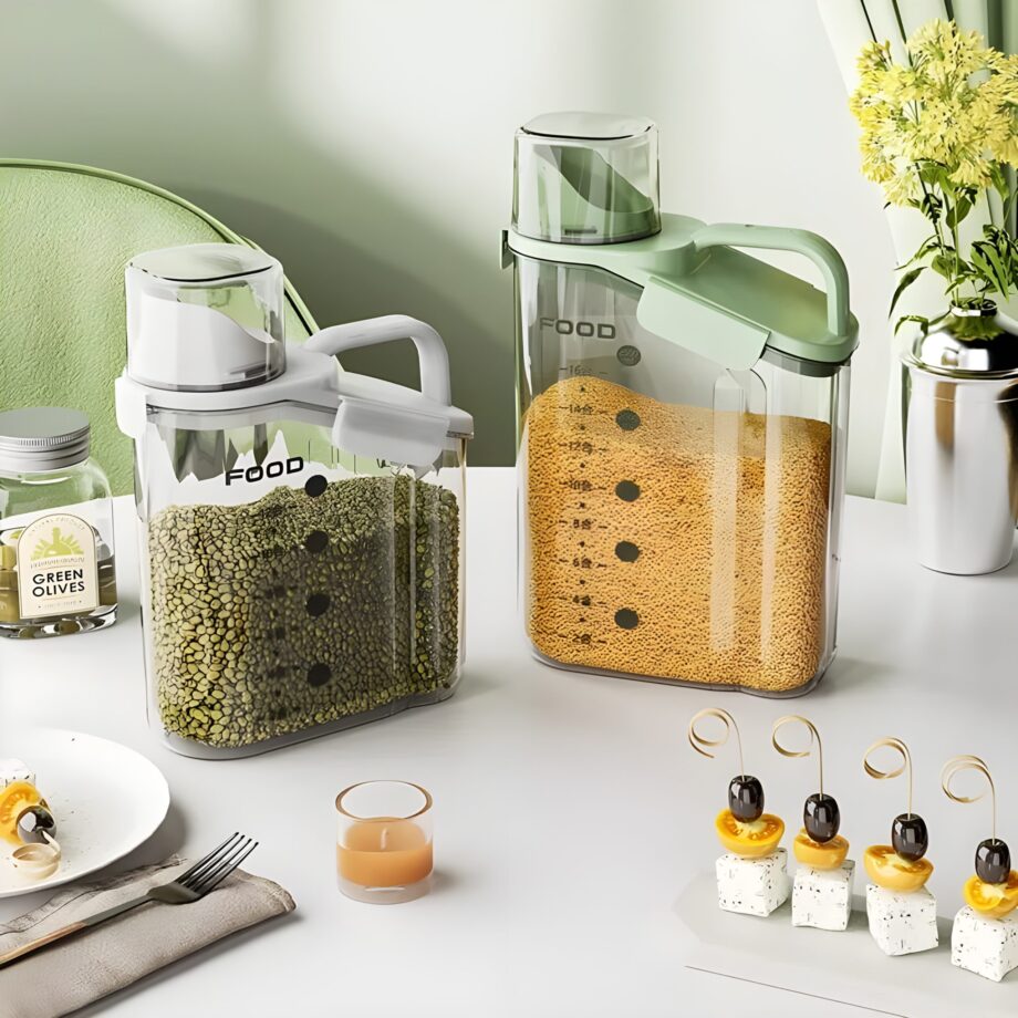 Transparent Sealed Storage Jar