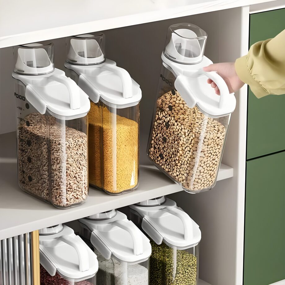 Transparent Sealed Storage Jar
