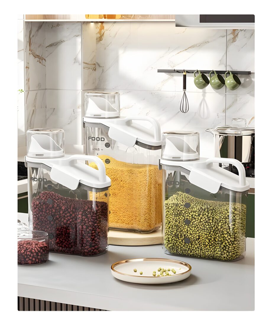 Transparent Sealed Storage Jar