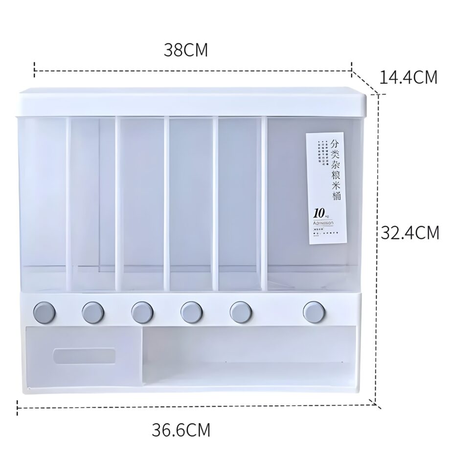 Wall Mounted 6 in 1 Dispenser