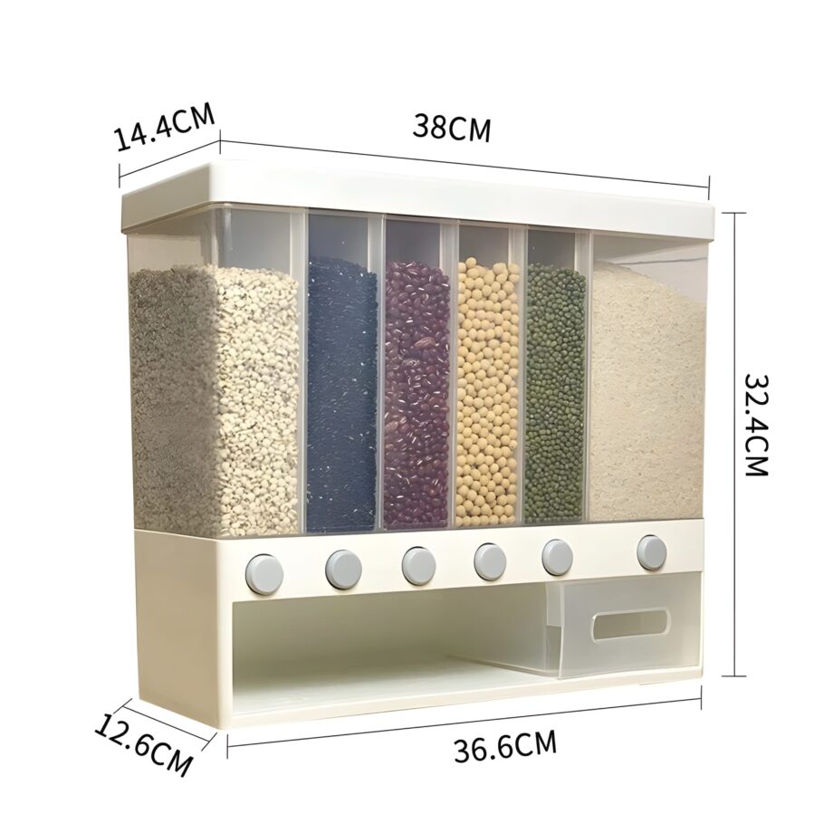 Wall Mounted 6 in 1 Dispenser