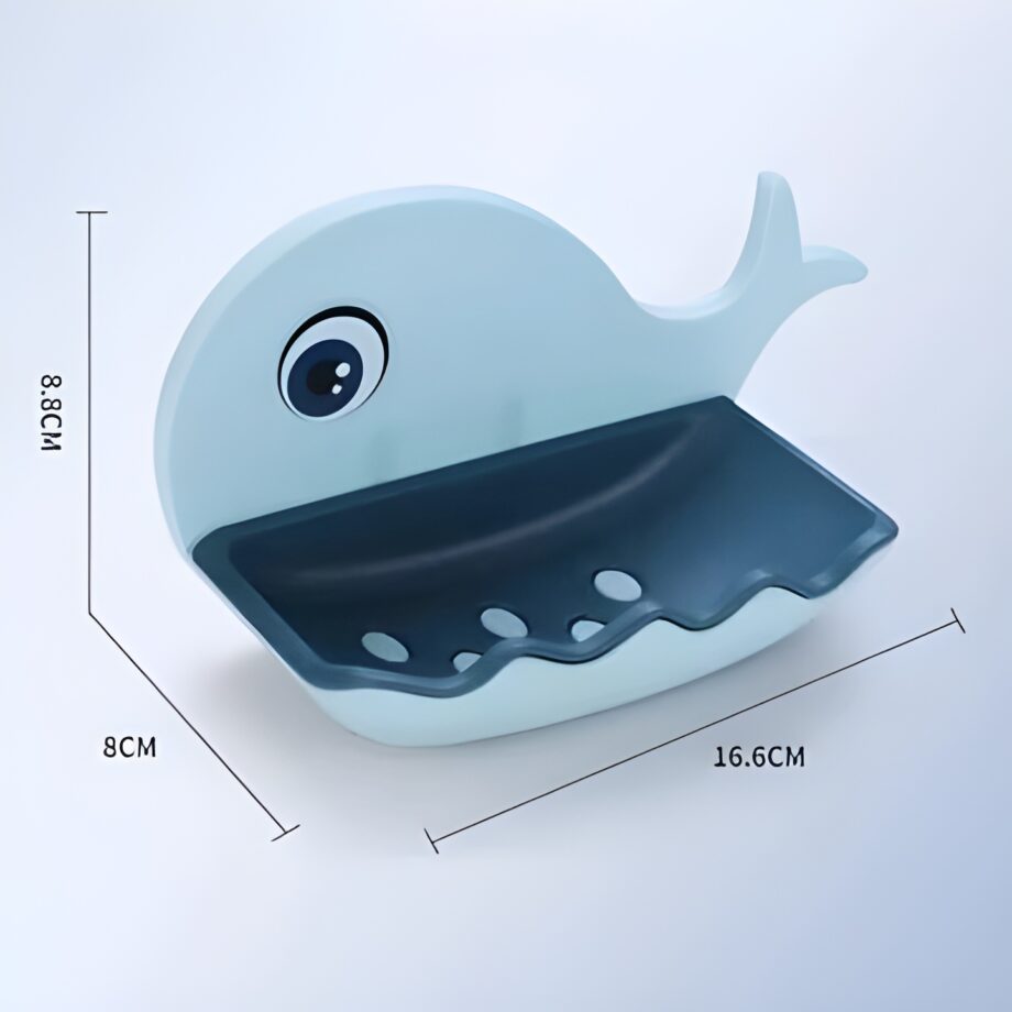 Whale Shape Soap Box Bathroom Drain